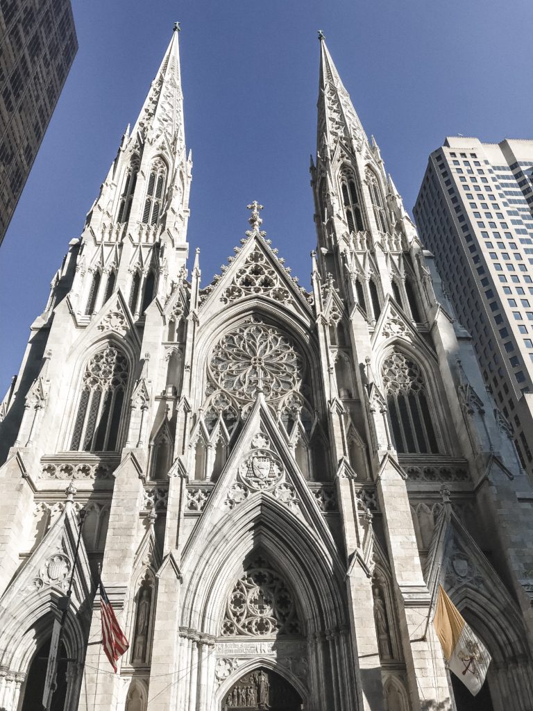 St. Patrick's Cathedral | NYFW Day 1 Recap featured by popular Indianapolis fashion blogger, Karina Style Diaries