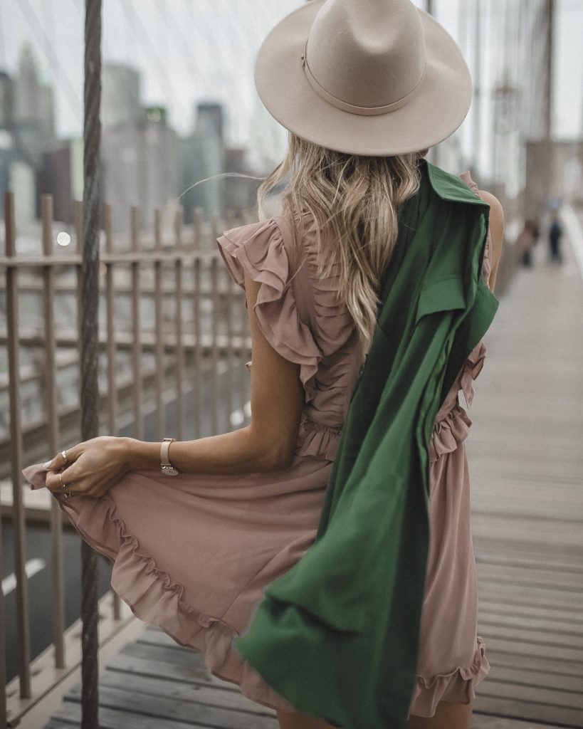 NYFW karina style diaries felt hat | NYFW Looks featured by popular Indianapolis fashion blogger, Karina Style Diaries