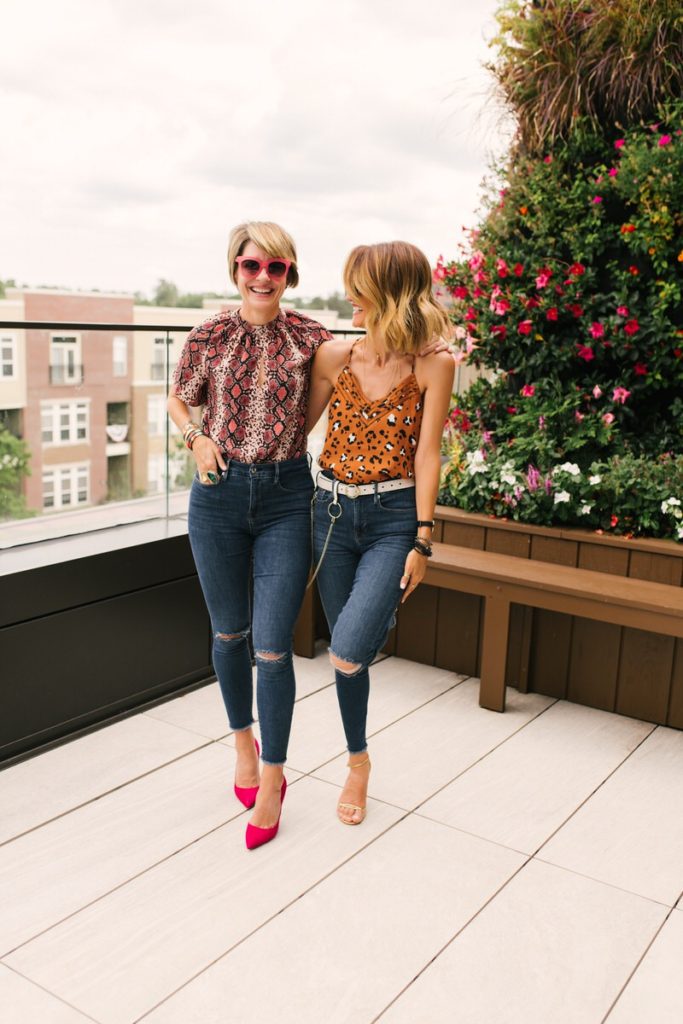 Beth Chappo and Karina Reske 3Up rooftop bar carmel 