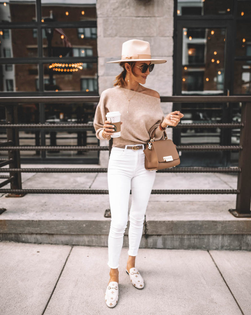 Karina Style Diaries wearing Lack of Colors The Rancher Ivory