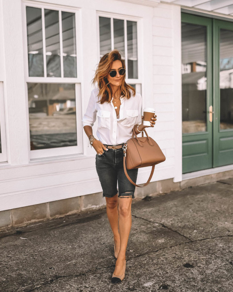 4 ways to wear bermuda jeans street style