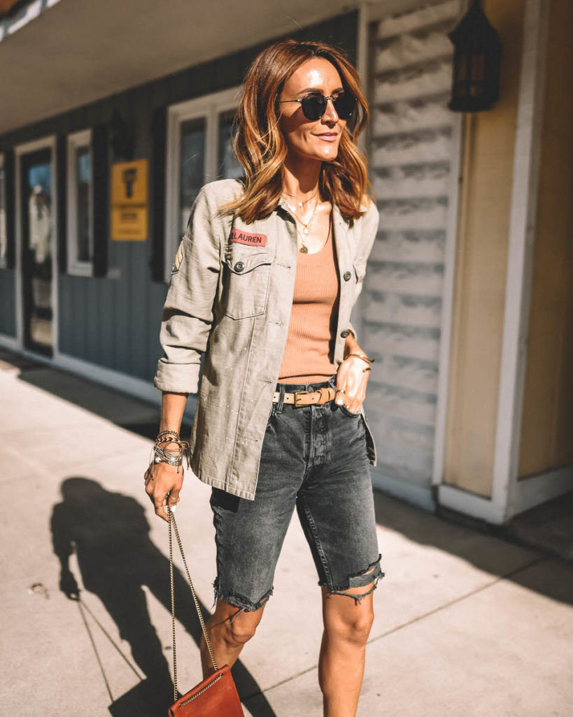 4 ways to wear bermuda jeans street style