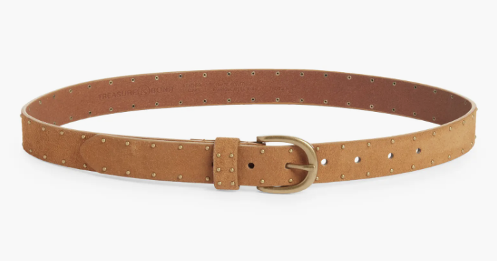 tan suede belt