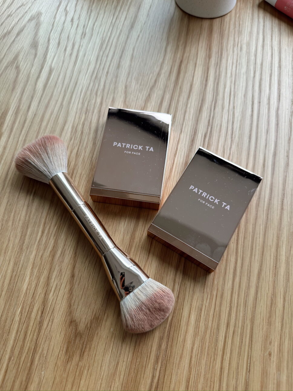 Patrick ta blush palettes and blush brush