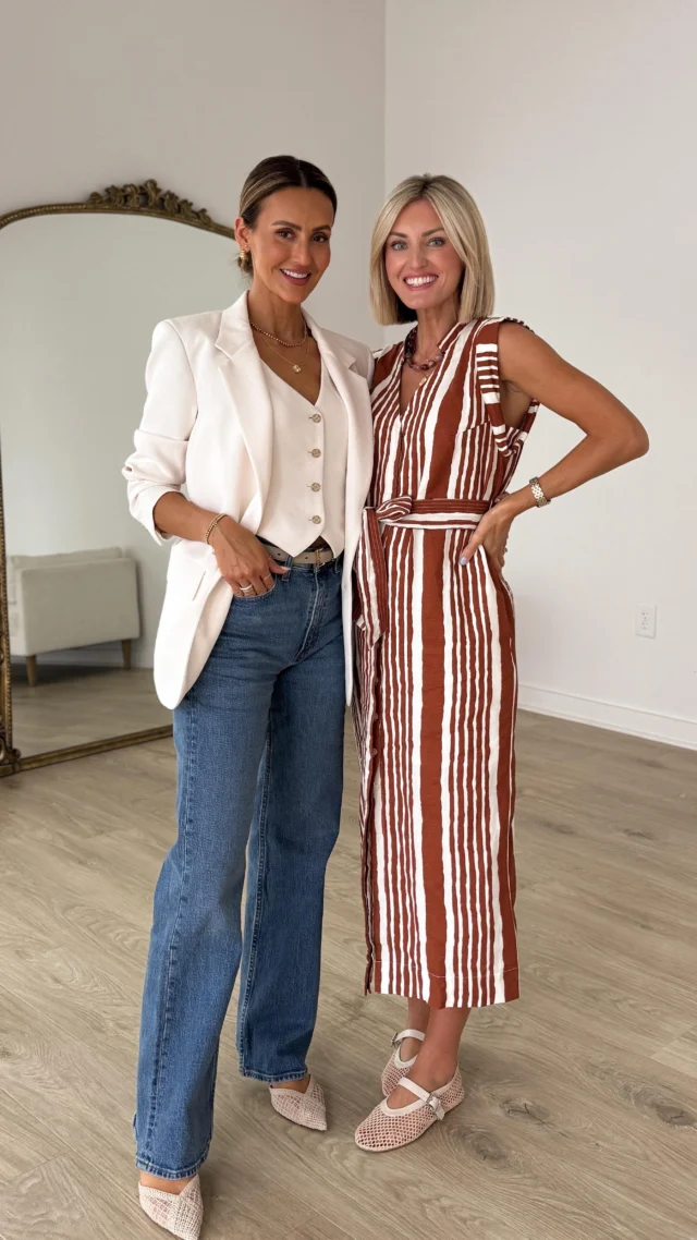 What I wore to my podcast interview with Brittany  @lifewithloverly 🎙️🤍✨

Comment SHOP and I’ll send you a DM with all of the links to shop 💫 you can always check my stories for direct links, highlights or shop via link in my bio! 

Abercrombie 90s relaxed jeans, aritzia ivory vest and blazer set, Zara crochet sling back heels, Bottega Jodi small, jeans outfit 

https://liketk.it/5kKrA

O look que usei pra ser entrevistada no meu primeiro podcast em pessoa! Amei!!